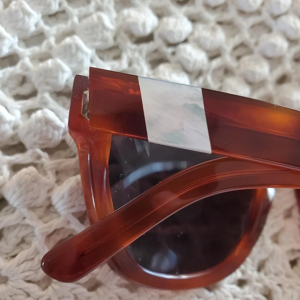 Westward Leaning Sunglasses Womens Brown Tortoise Cat Eye Gray Lenses Japan